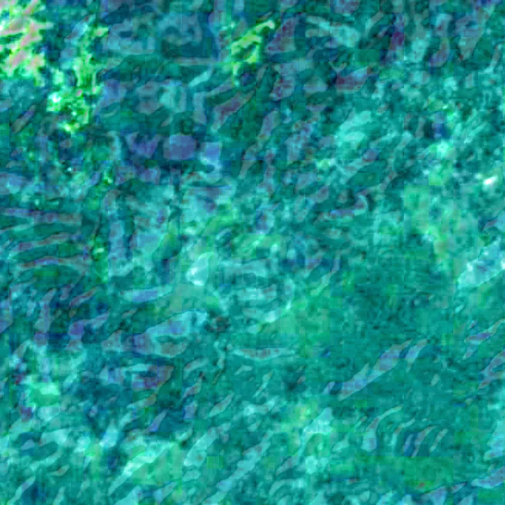 Doyle's Delight van boven gezien (Sentinel-2)
