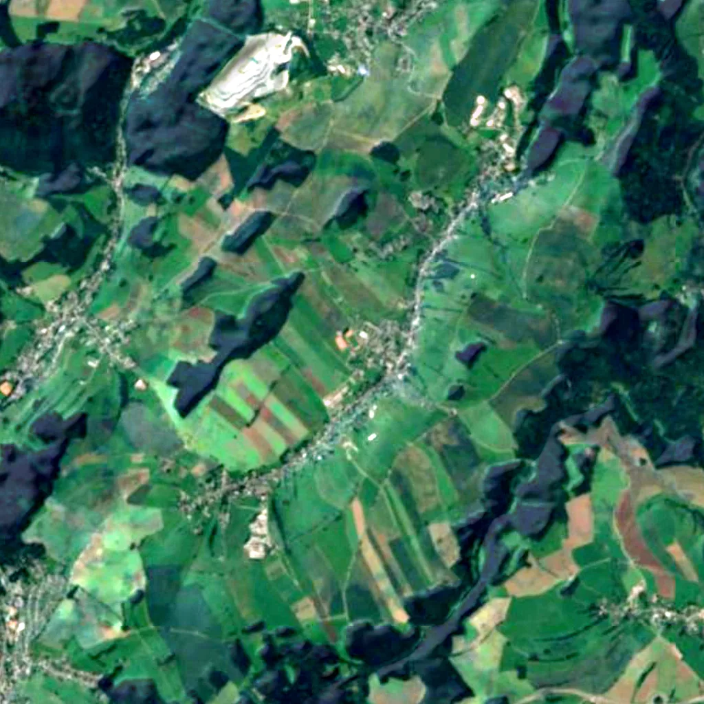 Drebach Observatory seen from above (Sentinel-2)