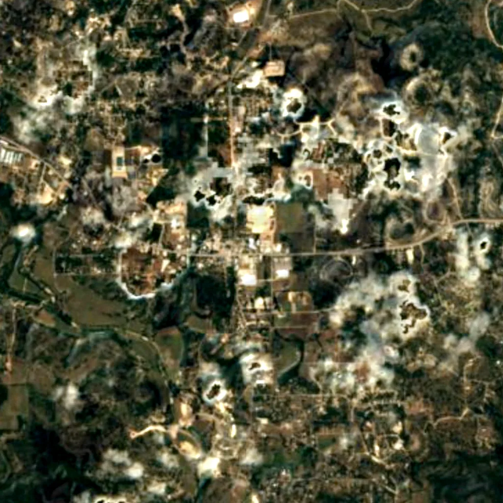 Dripping Springs seen from above (Sentinel-2)