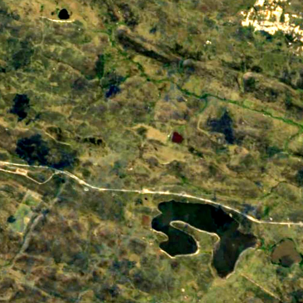 Ostfalkland von oben gesehen (Sentinel-2)
