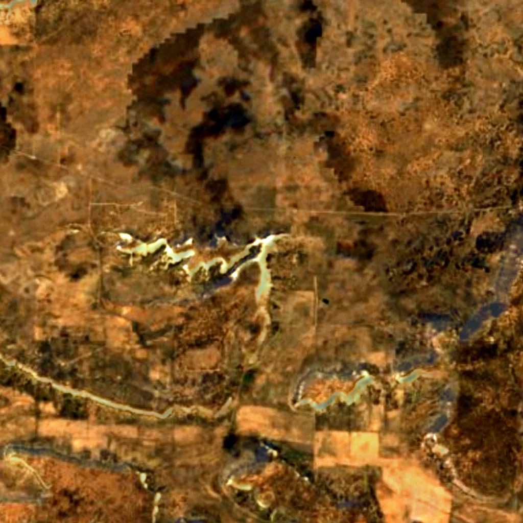 El Morro National Monument von oben gesehen (Sentinel-2)