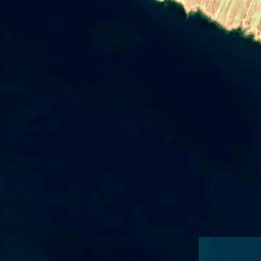 Lac de l'Euphrate vu d'en haut (Sentinel-2)