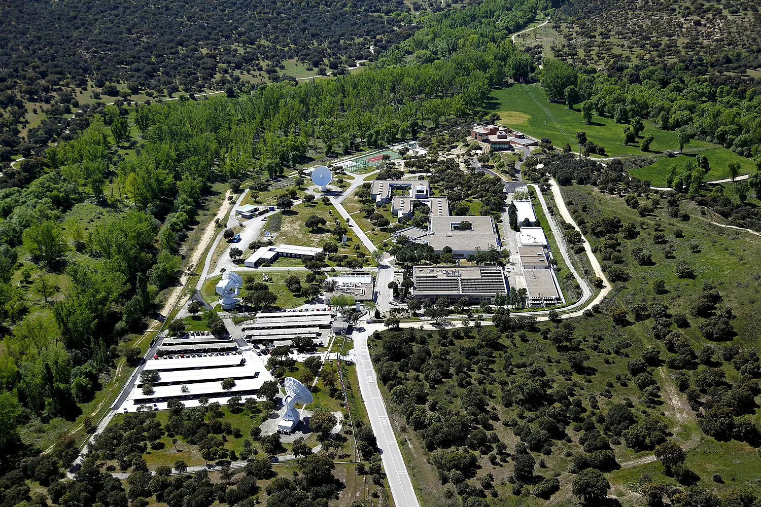Aerial view of ESAC