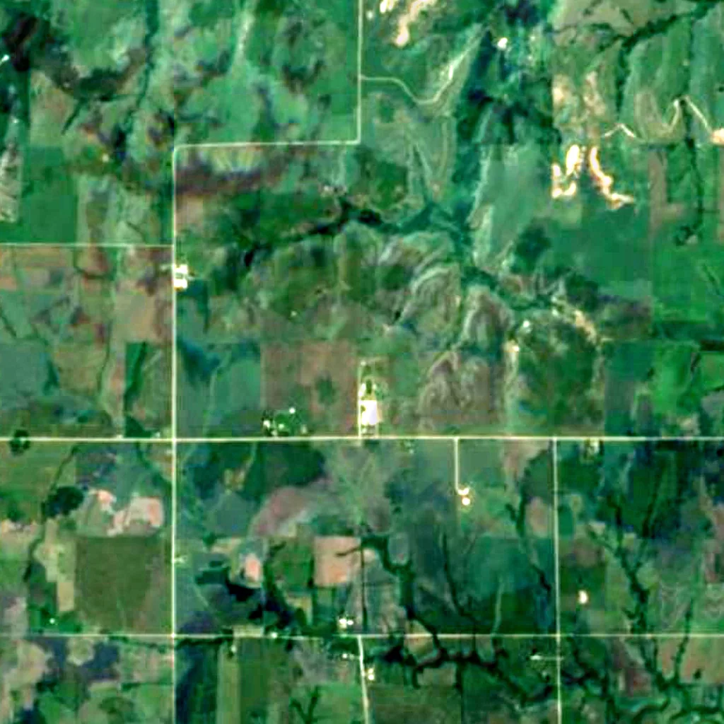 Farpoint-Observatorium von oben gesehen (Sentinel-2)