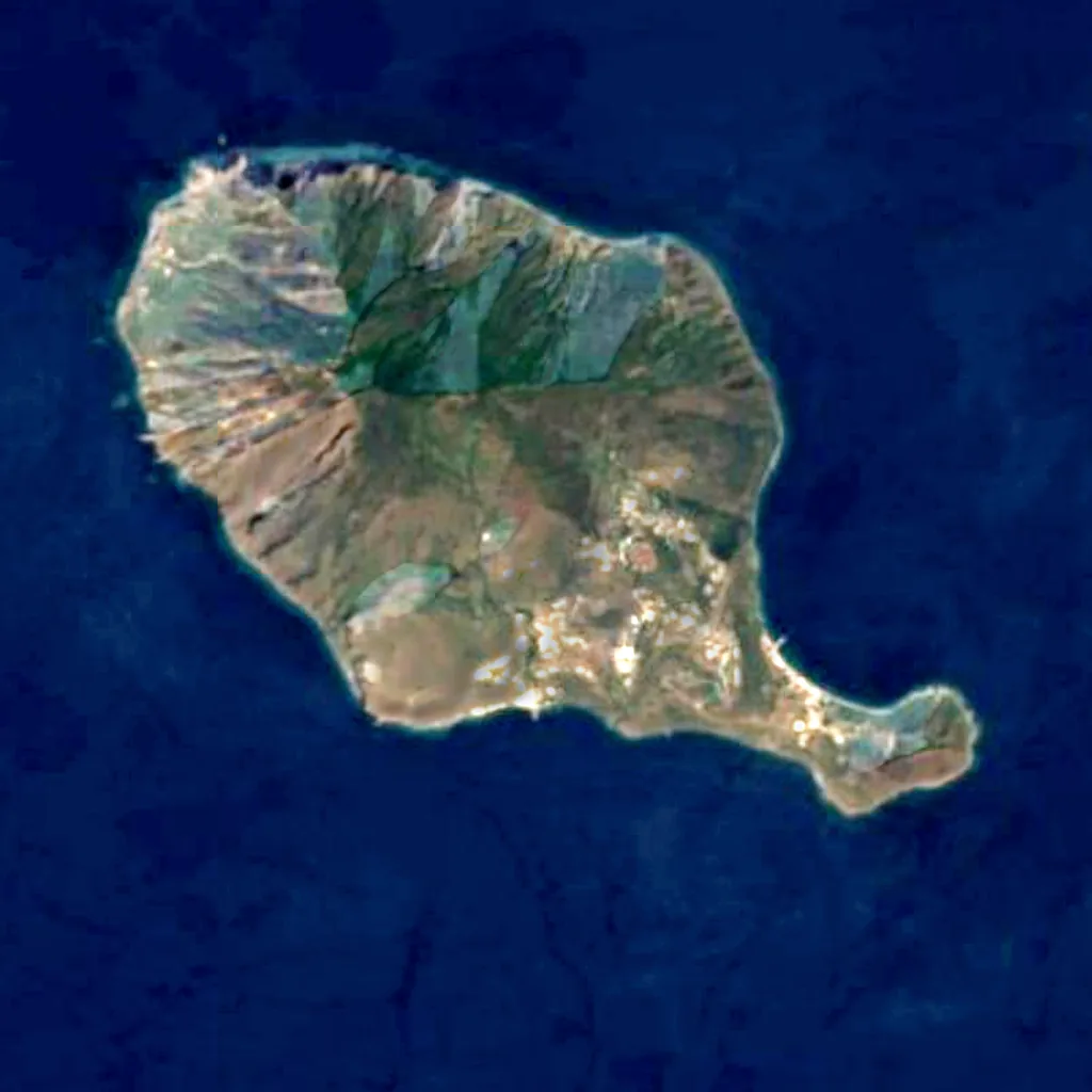 Filicudi seen from above (Sentinel-2)