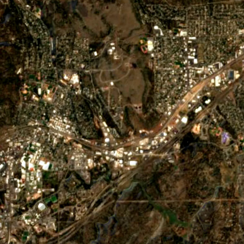 Flagstaff visto de cima (Sentinel-2)