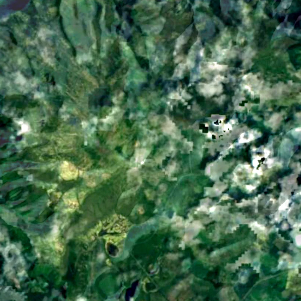 Flores von oben gesehen (Sentinel-2)