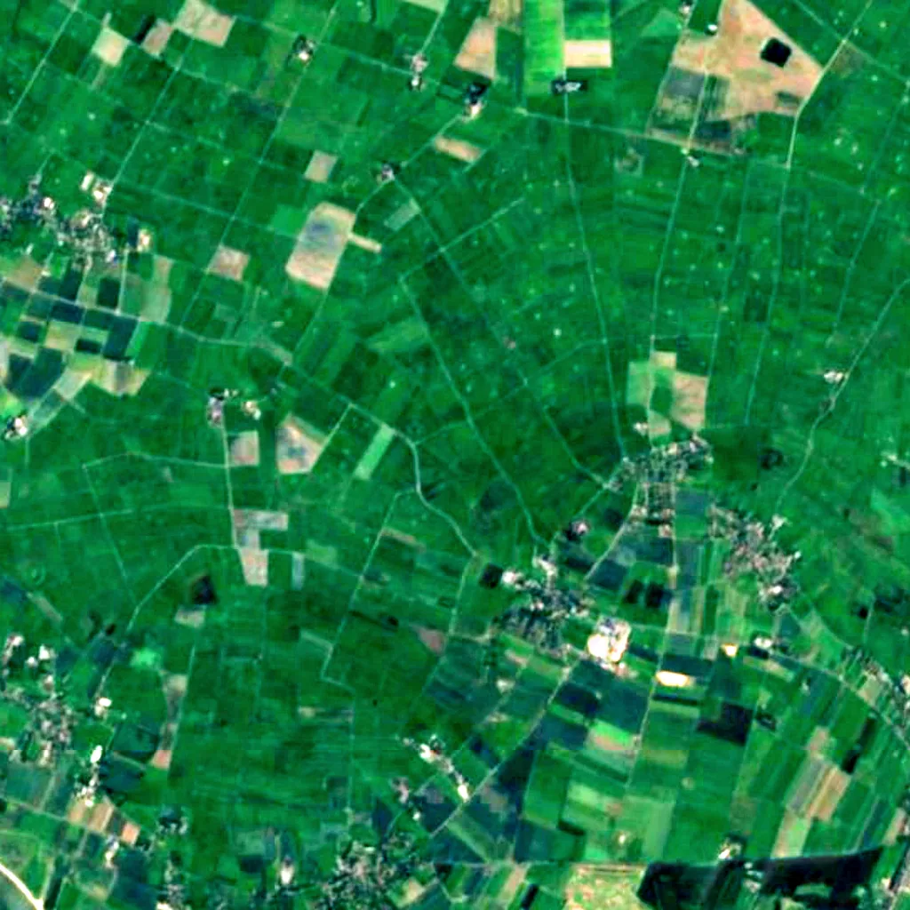 Föhr visto desde arriba (Sentinel-2)