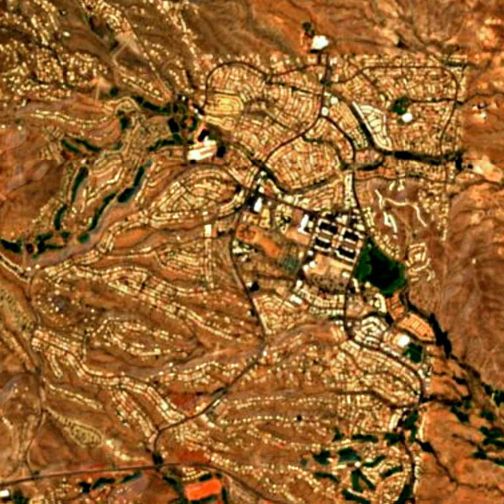 Fountain Hills seen from above (Sentinel-2)