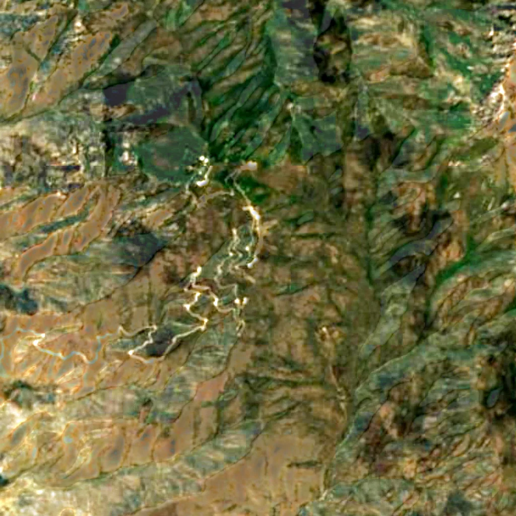 Osservatorio Fred Lawrence Whipple visto dall'alto (Sentinel-2)