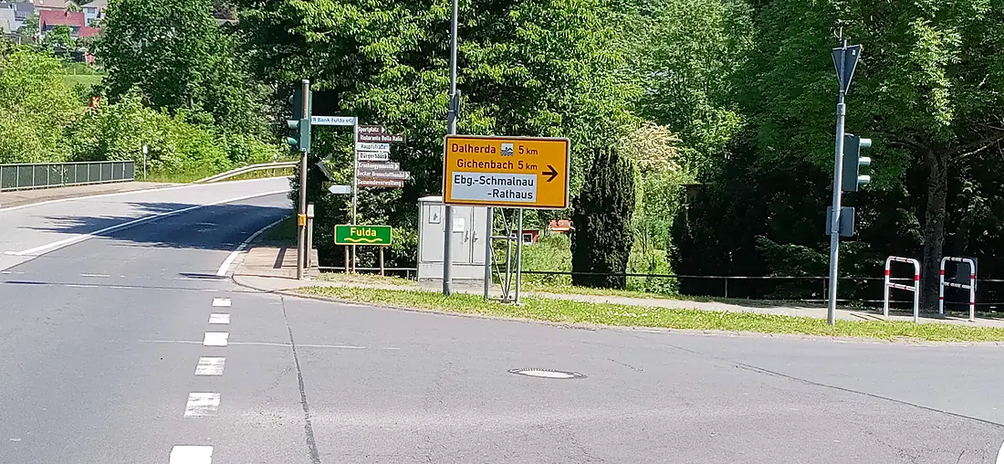 Brücke über die Fulda bei Schmalnau (Ebersburg)