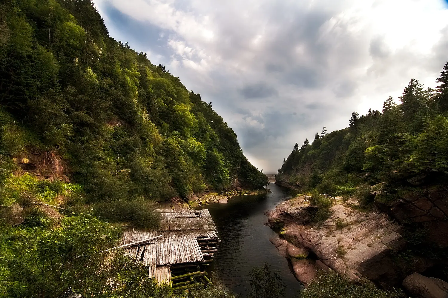 Point Wolfe Dam - Fundy National Park