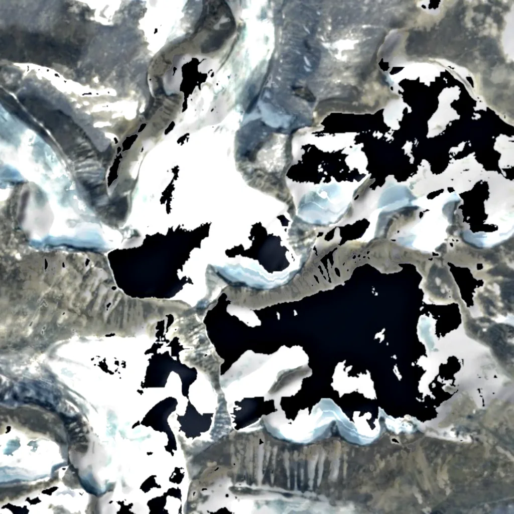 Galdhøpiggen visto dall'alto (Sentinel-2)