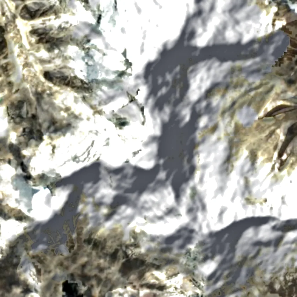 Gaurishankar visto desde arriba (Sentinel-2)
