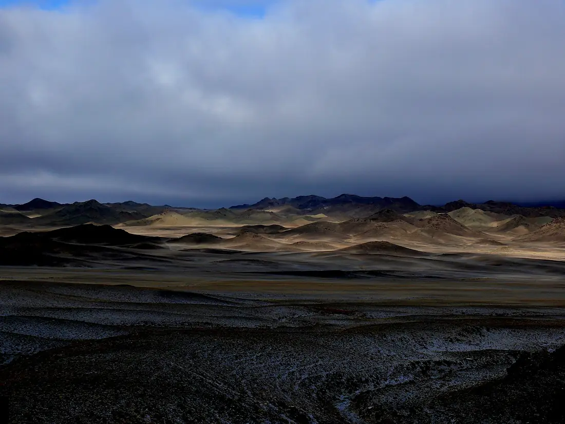 A landscape picture of the Tost Local Protected Area in South Gobi, Mongolia 01