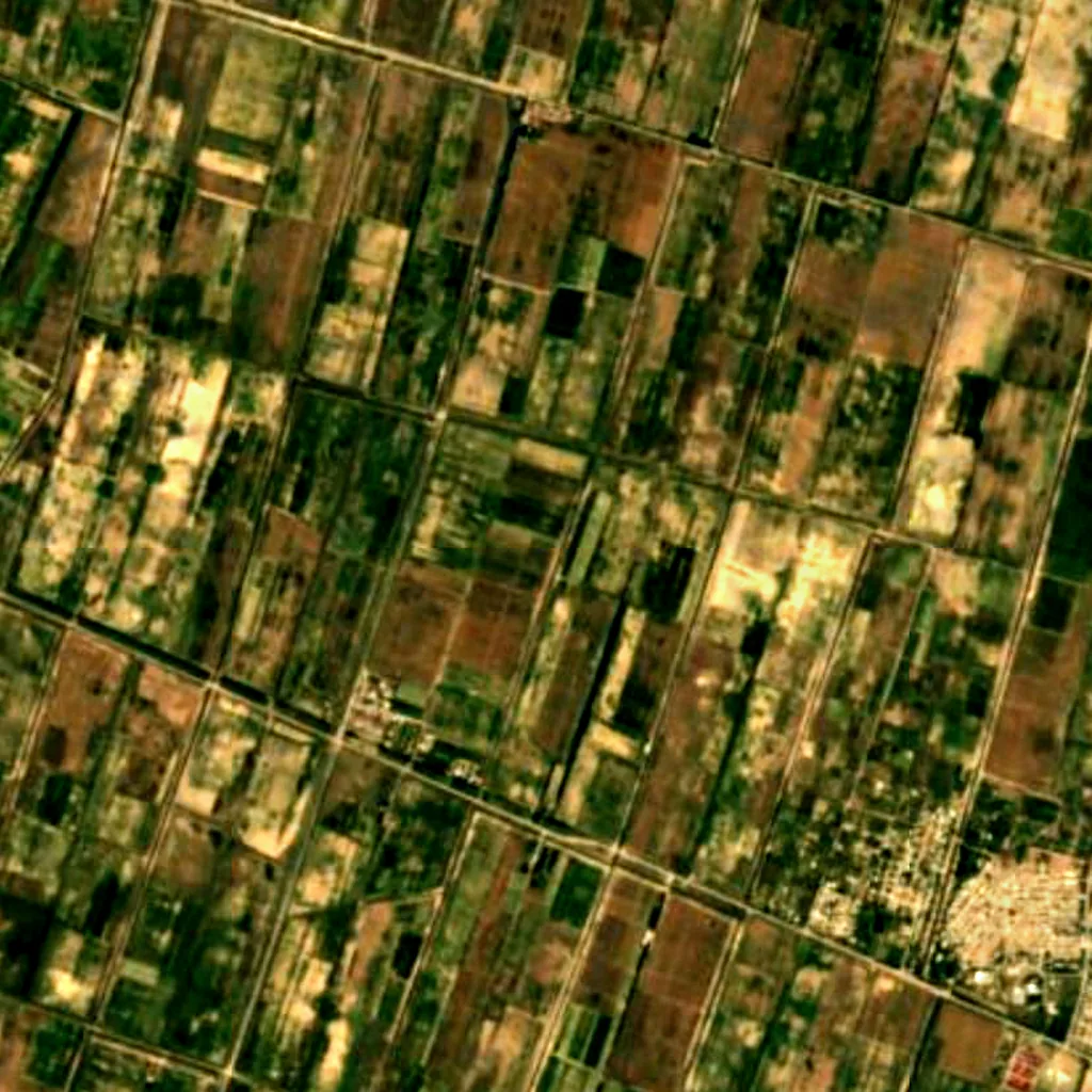 Steppa della Fame visto dall'alto (Sentinel-2)