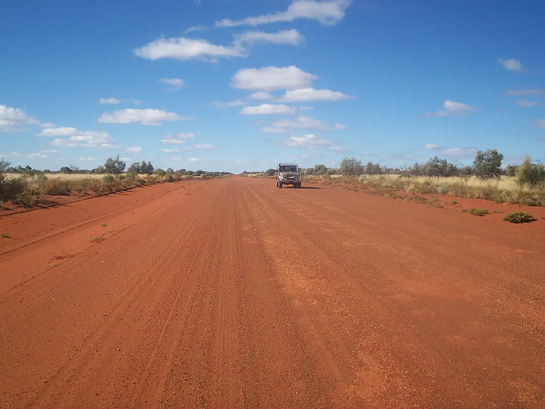 Great Central Road near Tjukayirla