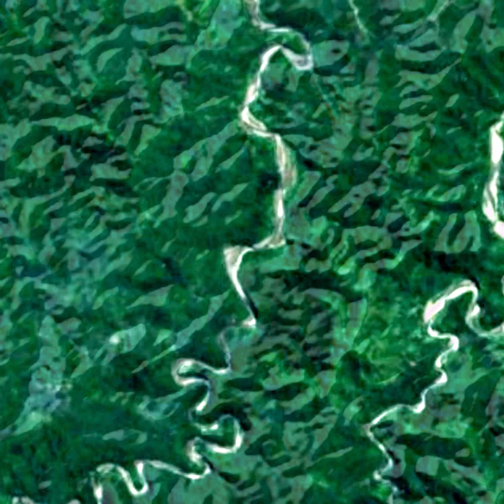 Guadalcanal von oben gesehen (Sentinel-2)