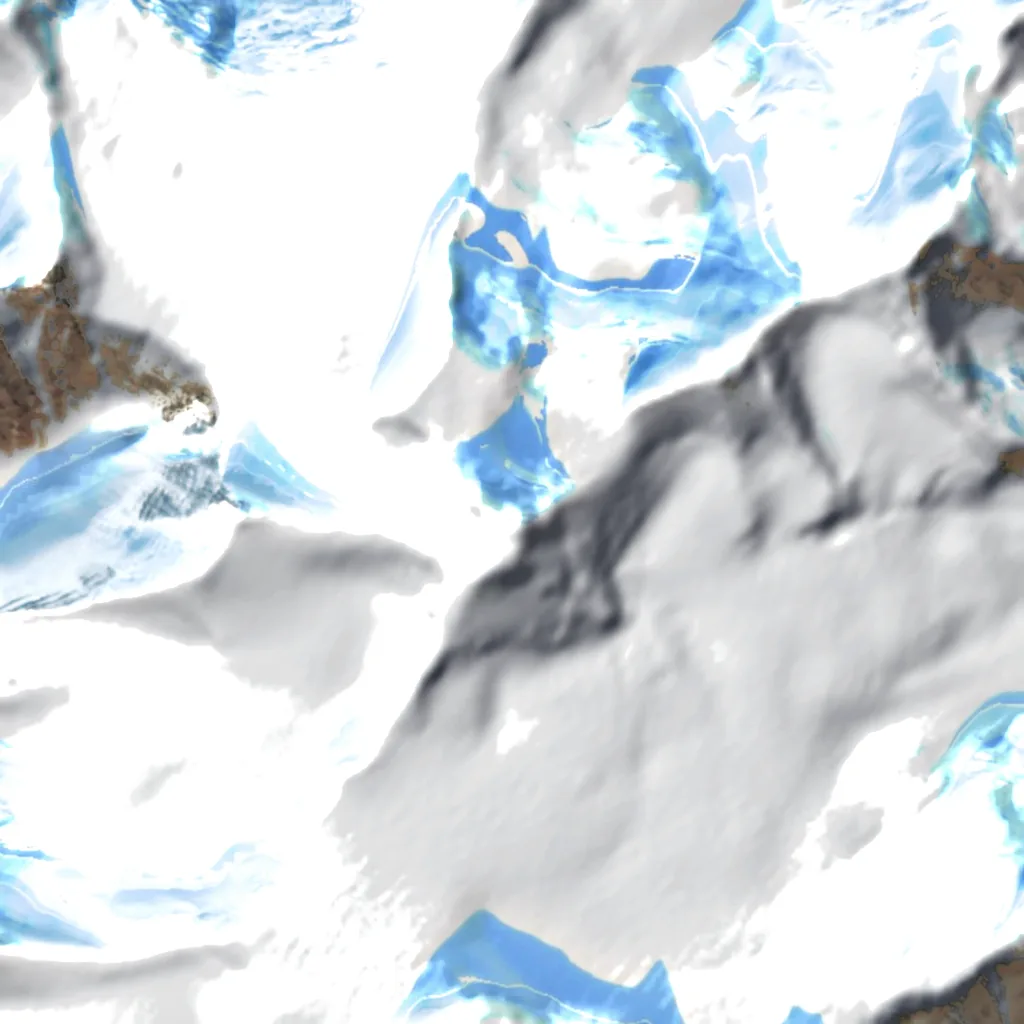 Gunnbjørns Fjeld von oben gesehen (Sentinel-2)