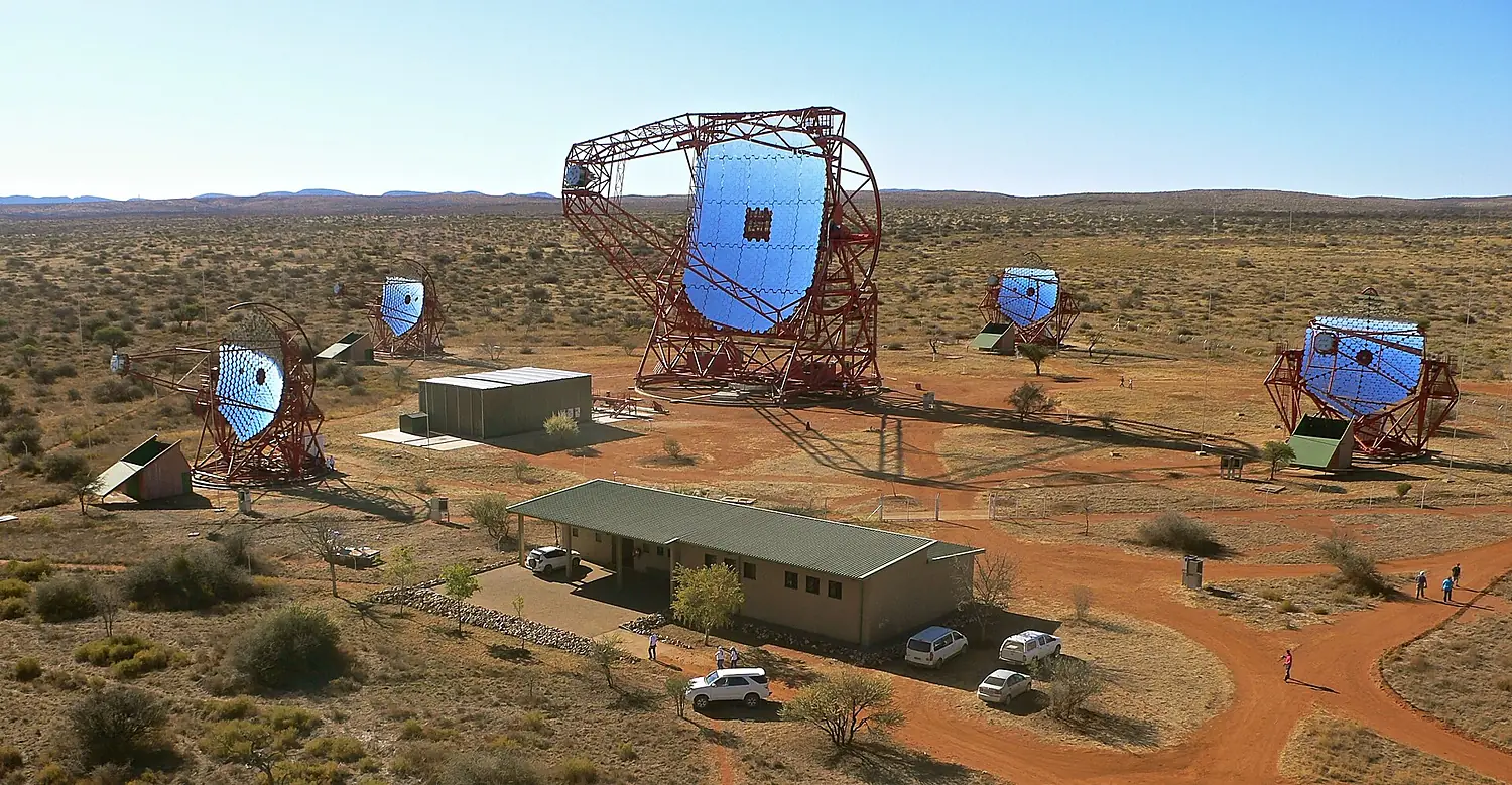 HESS II gamma ray experiment five telescope array