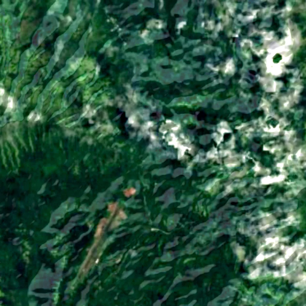 Hiva-Oa seen from above (Sentinel-2)