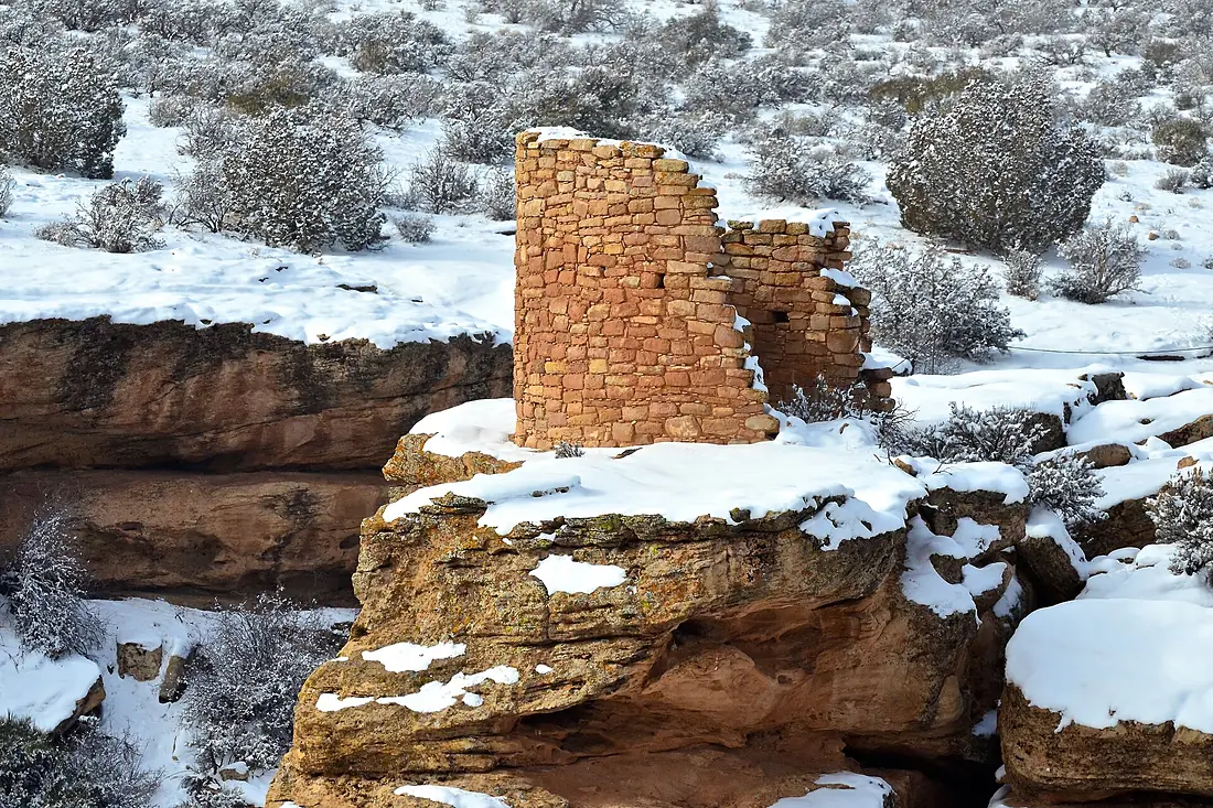 Hovenweep in snow