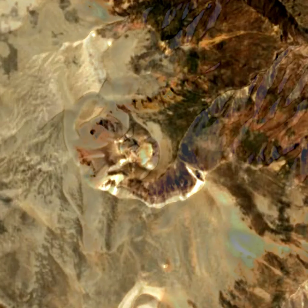 Huaynaputina von oben gesehen (Sentinel-2)