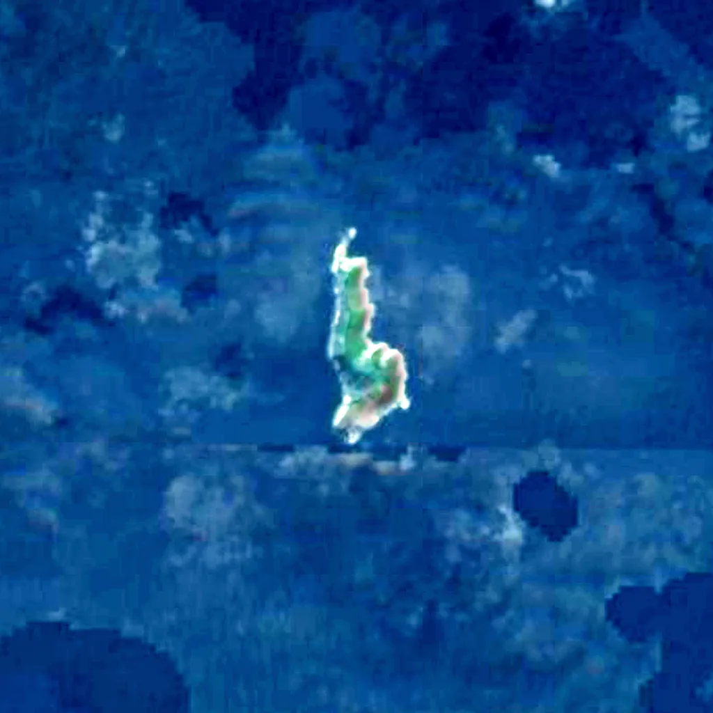 Ilha da Queimada Grande seen from above (Sentinel-2)