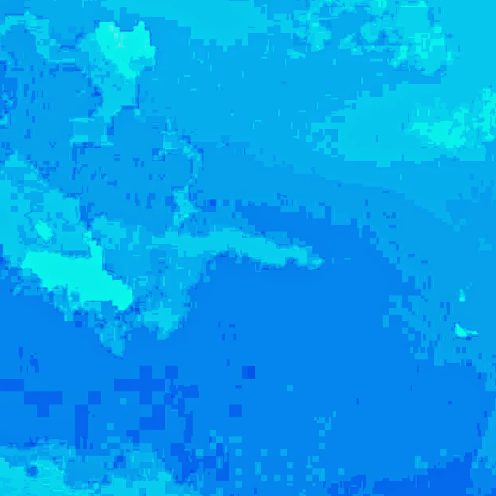Iliamna Lake van boven gezien (Sentinel-2)