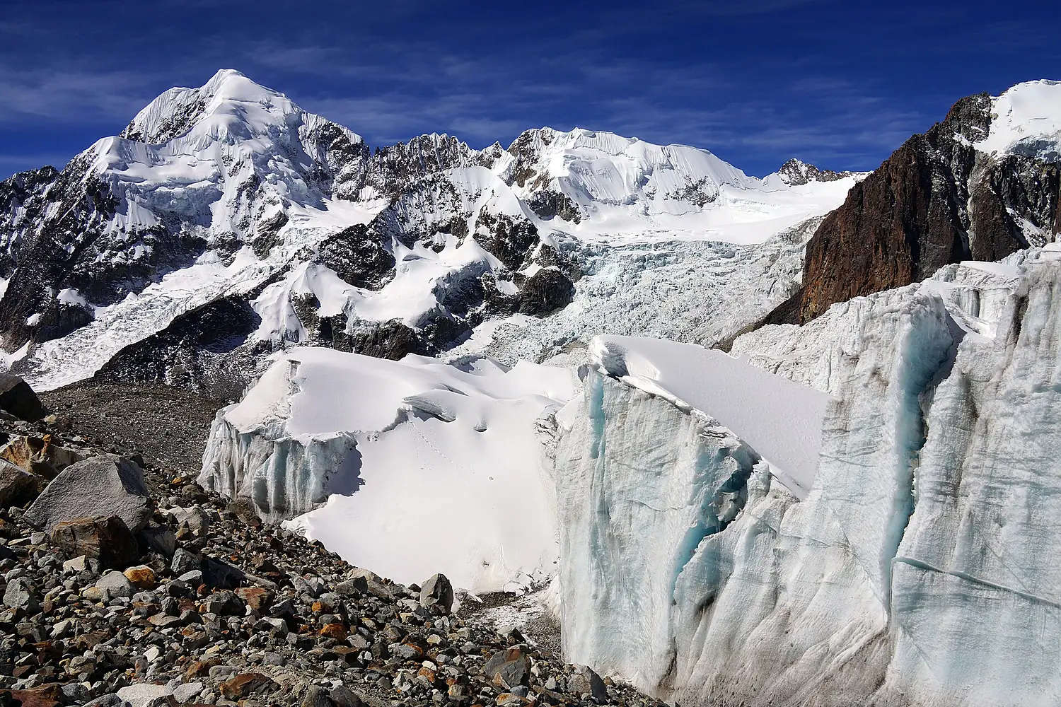 Illampu + Glacier Ancohuma