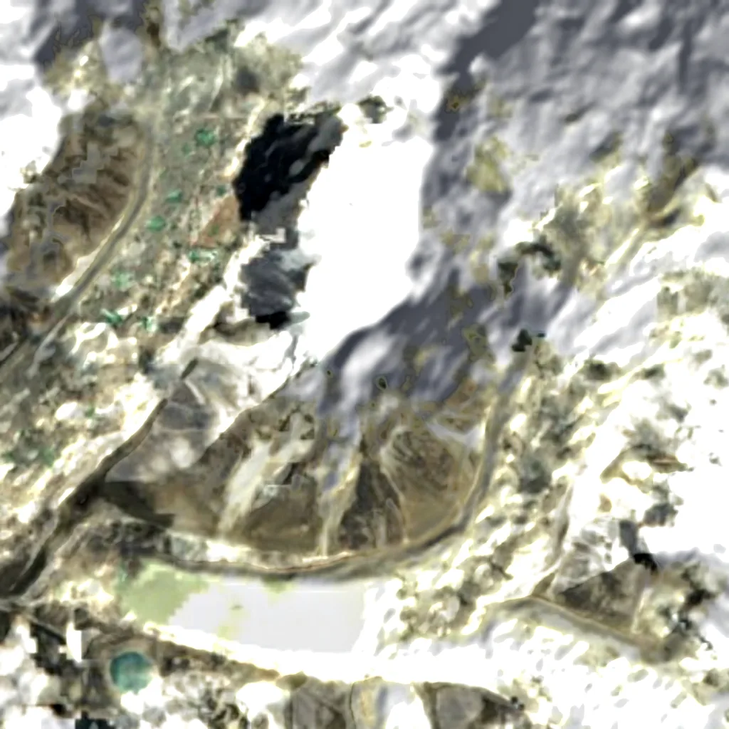 Imja Tse visto desde arriba (Sentinel-2)