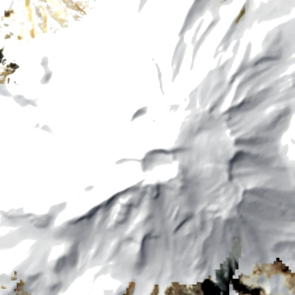 Incahuasi van boven gezien (Sentinel-2)