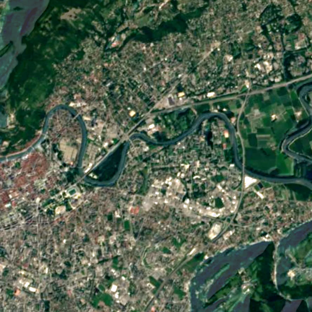 Institut de radioastronomie millimétrique seen from above (Sentinel-2)