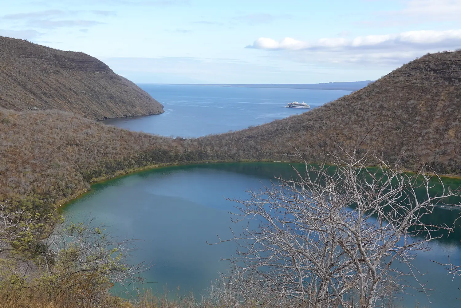 Darwin Lake on Isabela Island Near Tagus Cove, Galápagos