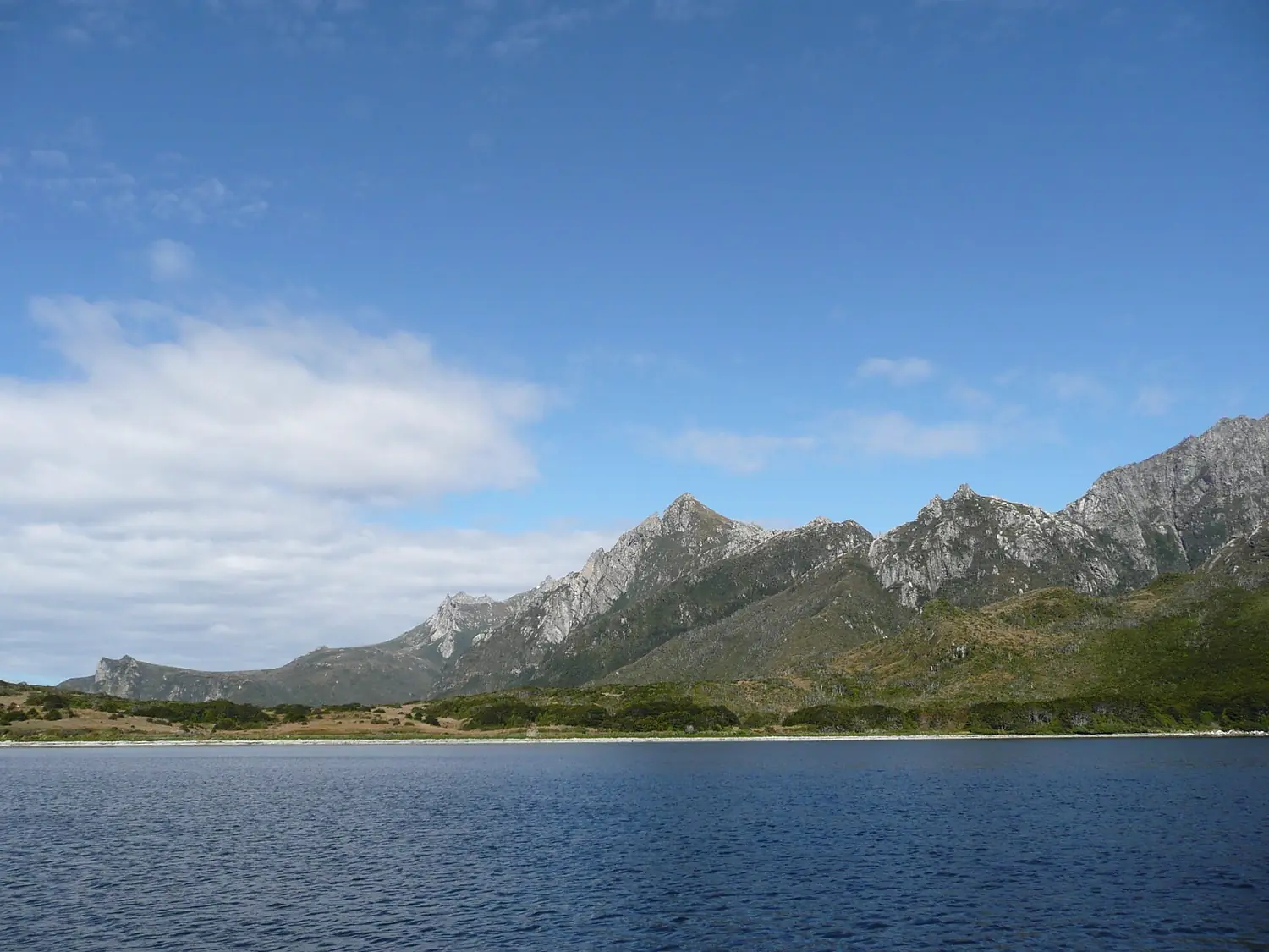 Baie Cook, Île des États