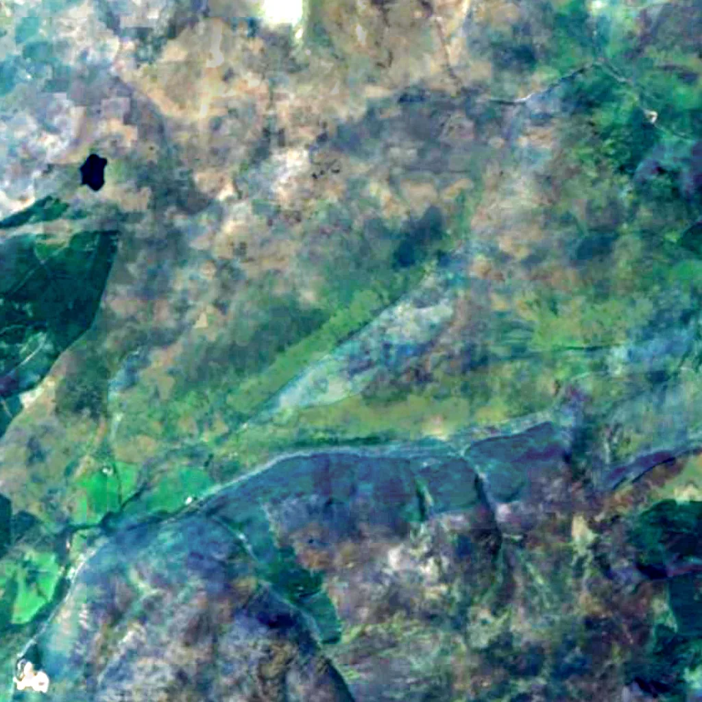 Isle of Arran von oben gesehen (Sentinel-2)