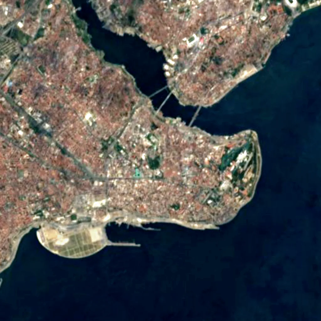 Istanbul University Observatory vu d'en haut (Sentinel-2)