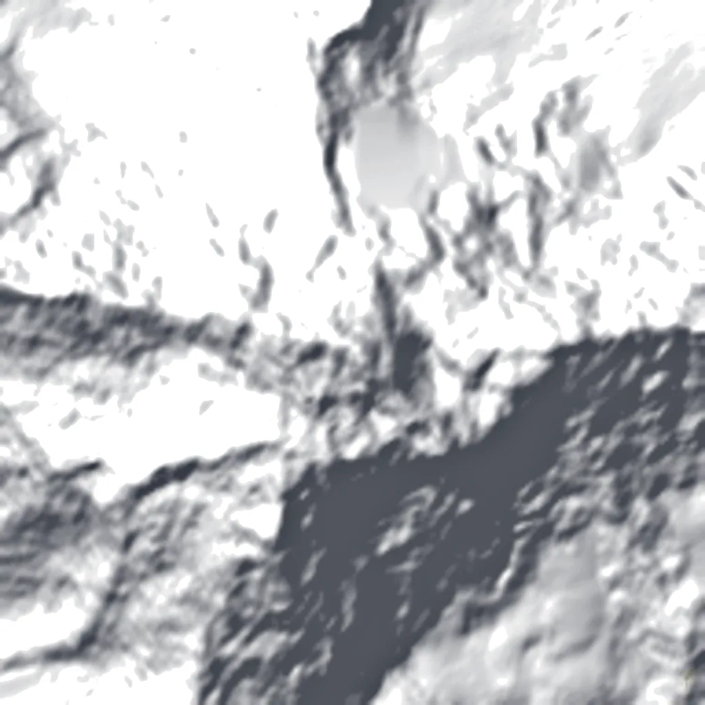Jengish Chokusu visto dall'alto (Sentinel-2)