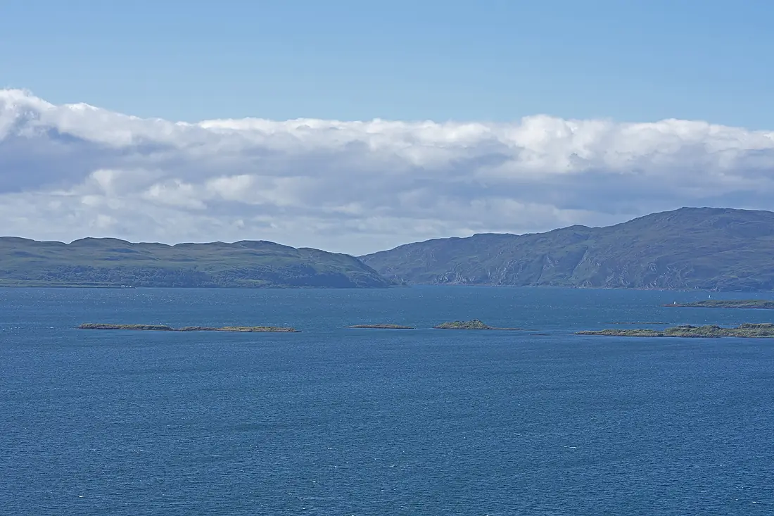 Crinan Jura and Scarba seen from Crinan Viewpoint Circular trail 1