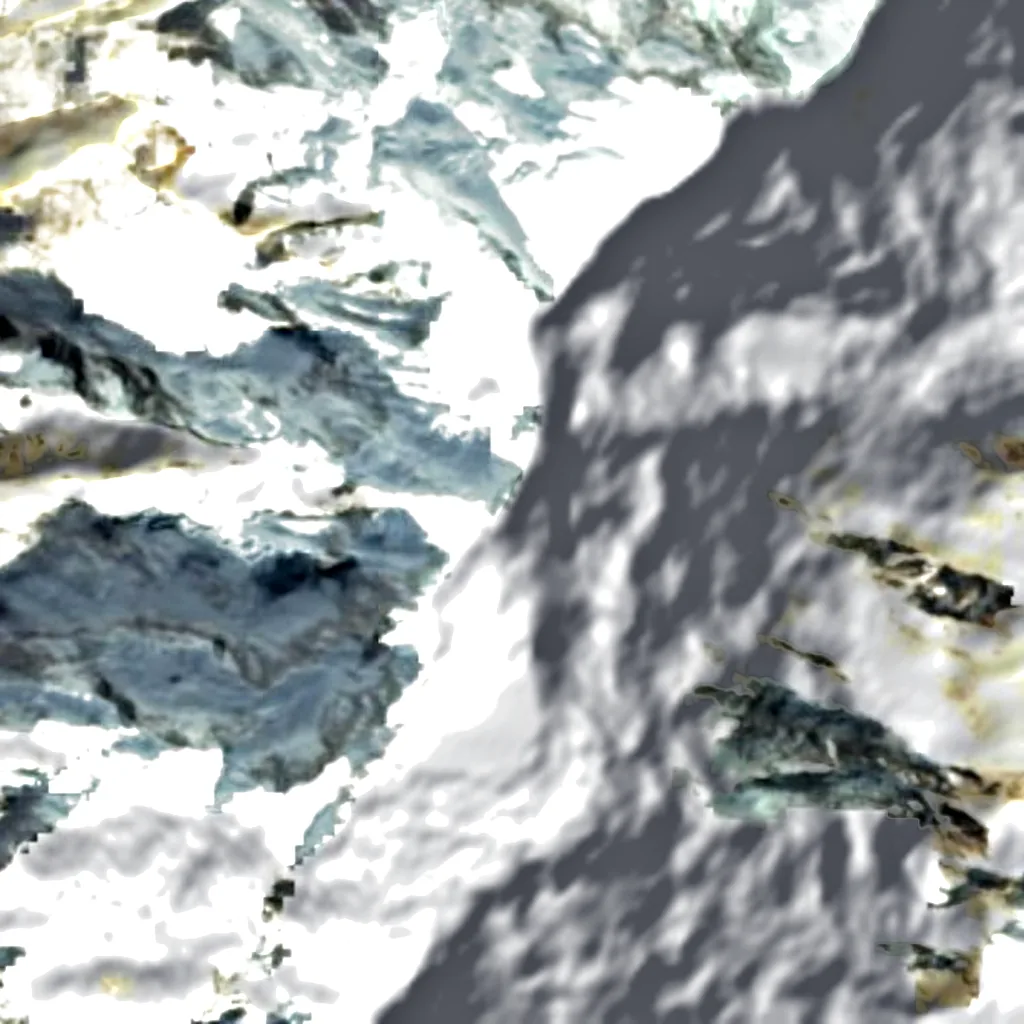 Kabru vu d'en haut (Sentinel-2)