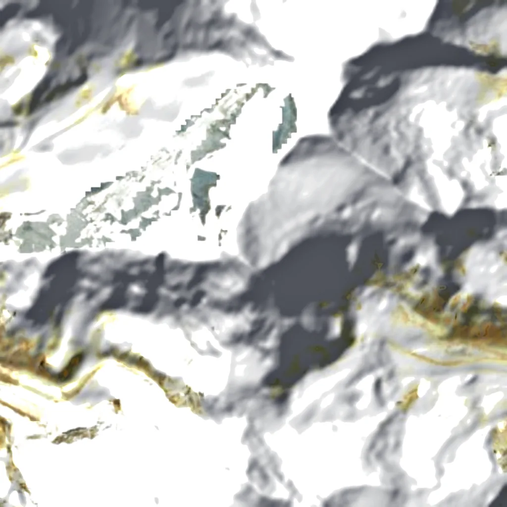 Kamet van boven gezien (Sentinel-2)