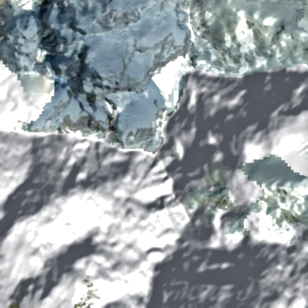 Kangchendzönga von oben gesehen (Sentinel-2)