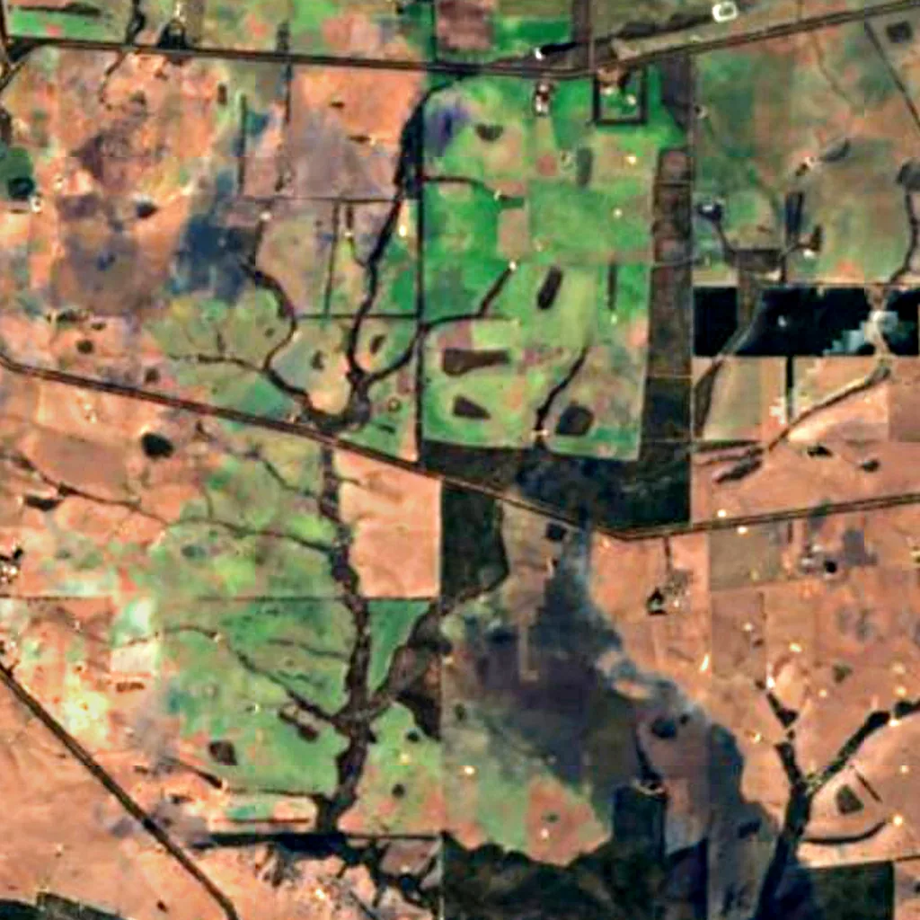 Kangaroo Island seen from above (Sentinel-2)