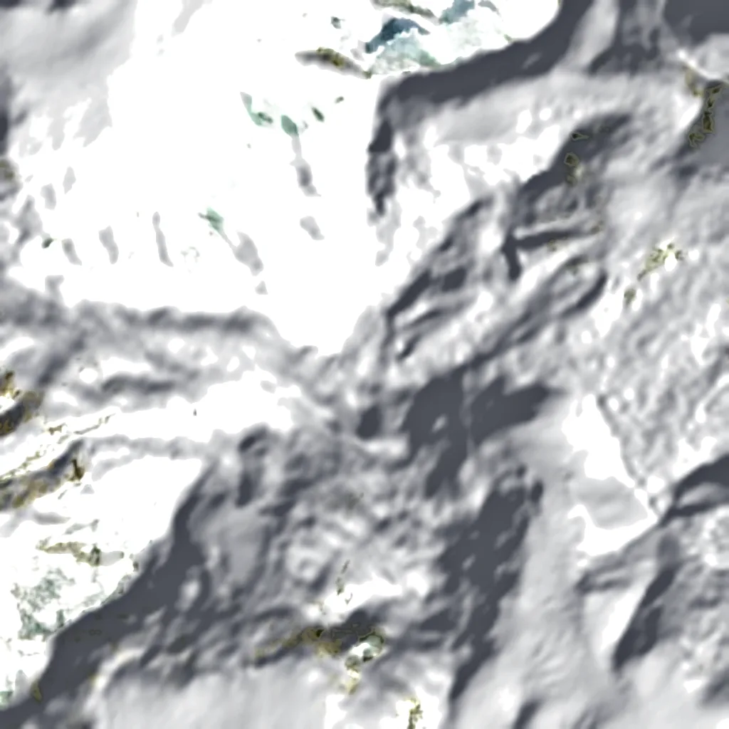 Kanjut Sar visto dall'alto (Sentinel-2)