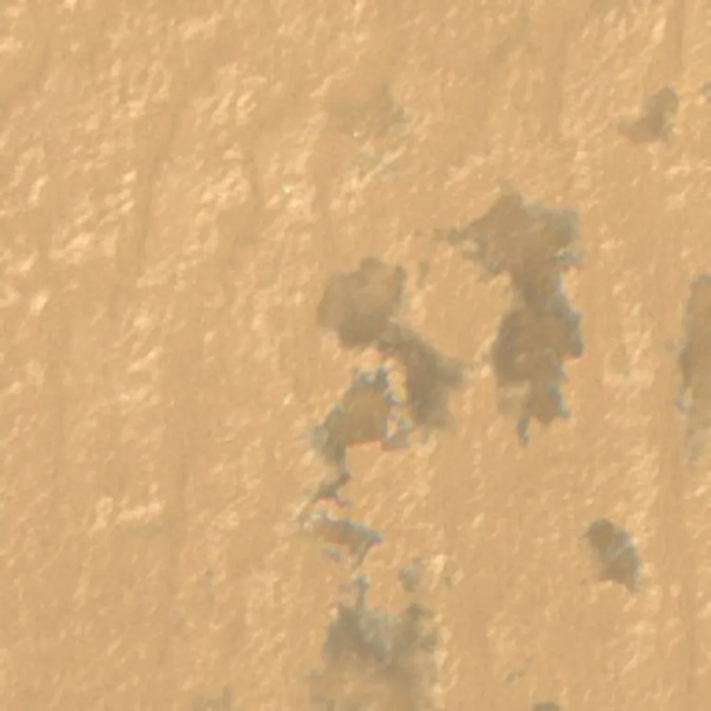 Deserto del Karakum visto dall'alto (Sentinel-2)