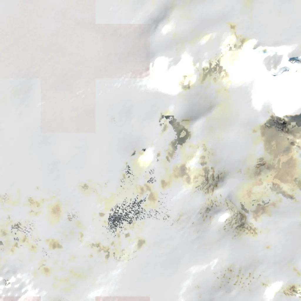 Katla visto de cima (Sentinel-2)