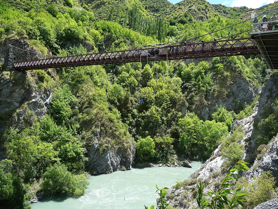The Kawarau bridge, New Zealand