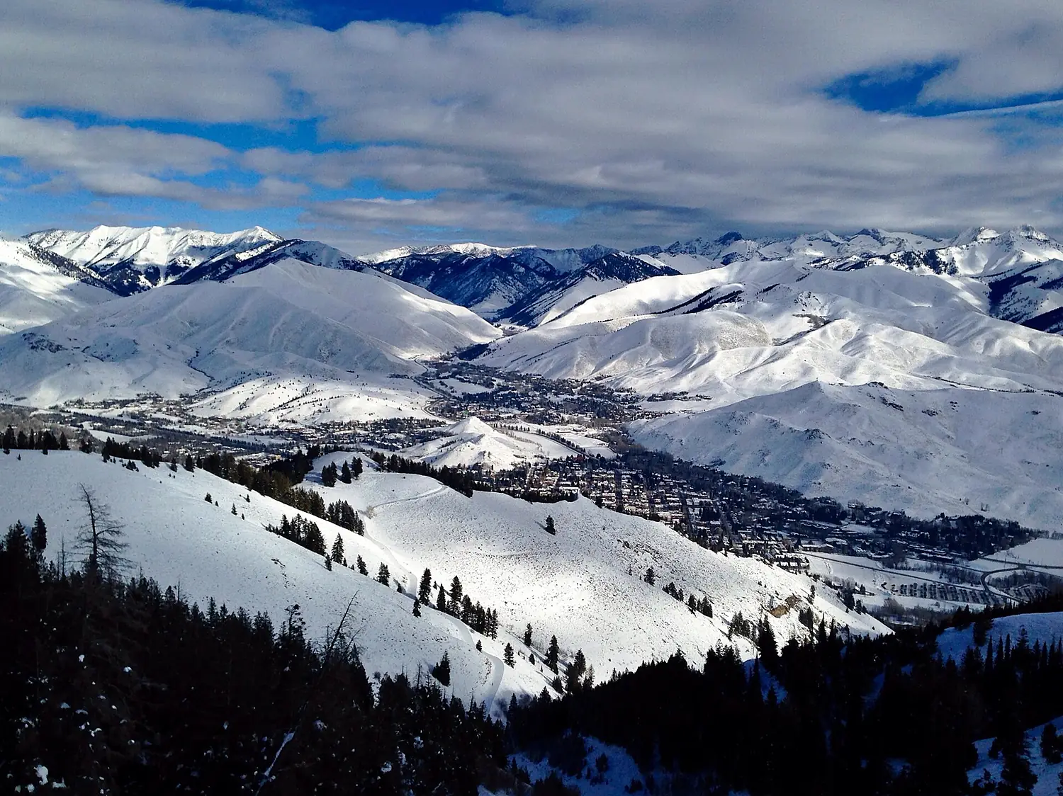 Ketchum Sun Valley in winter
