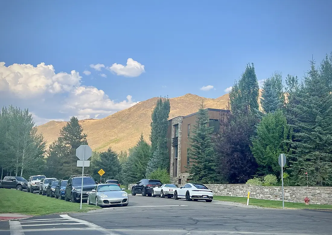 Ketchum, Idaho street scene July 2024