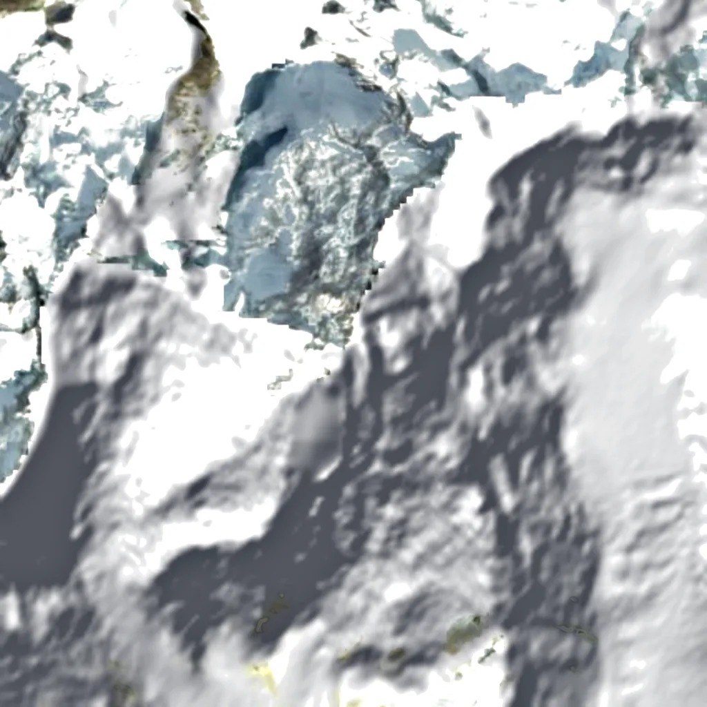 Khan Tengri seen from above (Sentinel-2)